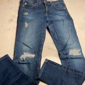 AG distressed Skinny jeans